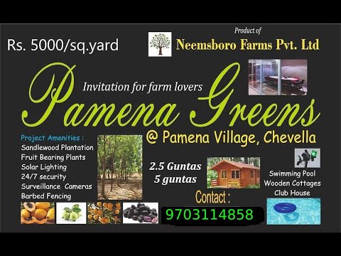 #Neemsboro-Farms # REAL-ESTATE # HYDERABAD