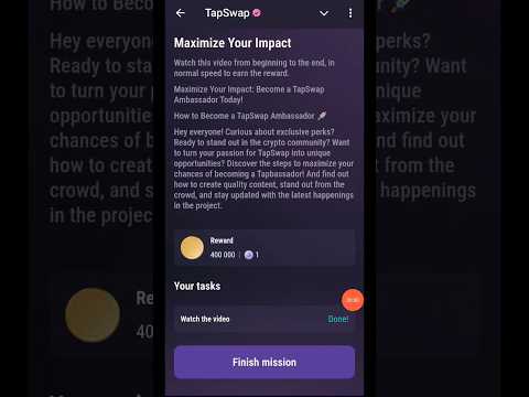 maximise your impact tapswap code today 9 August #tapswap #tapswapcode