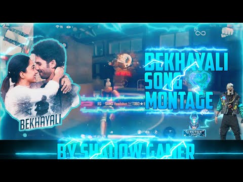 BEKHAYALI || FREEFIRE MONTAGE  || BY SHADOW GAMER || BEST MONTAGE ||#bekhayalisongfreefiremontage