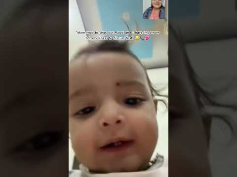 #mausi #nephew #nephewlove #babyboss #nanikaghar #videocall #whatsapp #toddler #funny shorts #fypp