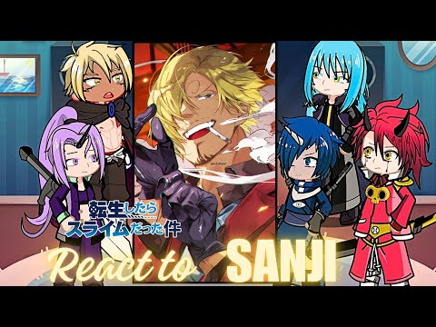 Rimuru Tempest react to Sanji | Luffy gear 5 Strawhat | Gacha life 2 | Onepiece | Shanks