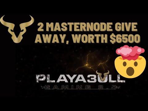 PLAYA3ULL MASTERNODES GIVE AWAY ANNOUNCEMENT WORTH OVER $6500 USD