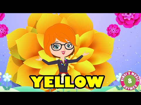 Yellow Colour Song for kids | Learn Colors | Rhymes for Children | Bindi's Music & Rhymes