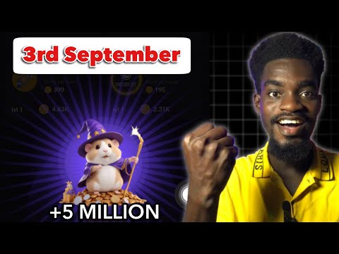 How To UNLOCK 3rd September Hamster Daily Combo Cards Today  and CLAIM your 5MILLION HAMSTER COIN