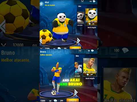 Akai and Bruno football skins#shorts #mobilelegends #mlbb