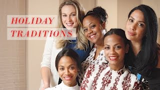 Holiday Traditions | Rosé Roundtable with Zoe Saldana ft. Nikki Baker and Mirtha Michelle