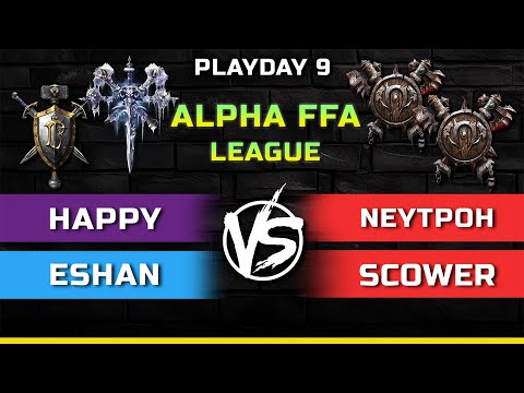 WC3 | Playday 9 | 4-Way FFA Showmatch | ALPHA FFA League