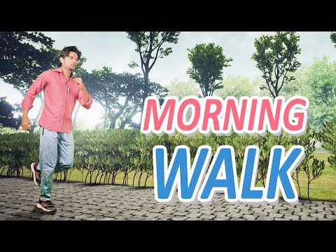 MORNING WALK | Hindi Comedy Video | Pakau TV Channel