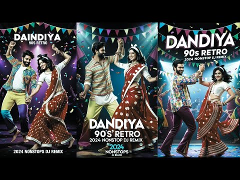 Fast Dandiya 2024 | Hundi & Retro | DJ Remix | Nonstop Garba DJ Song 2024