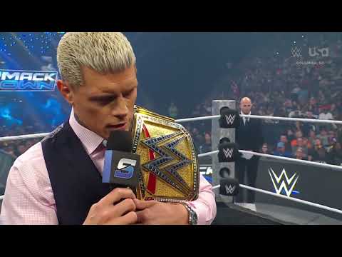 Cody Rhodes leaves message - WWE SmackDown 10/18/2024