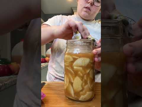 Canning Caramel apple Pie Filling 🥧