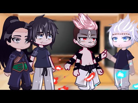 Jujutsu Kaisen Villains React To Gojo Satoru || Gacha React