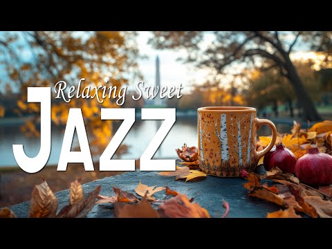 Relaxing Sweet Jazz ☕Lightly Fall Jazz Piano Music & Elegant Bossa Nova Instrumental for Great Moods