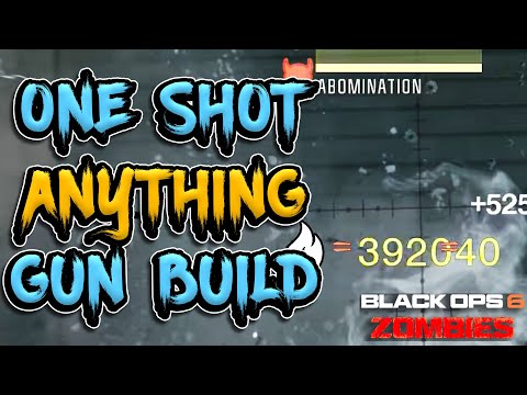 One Shot ANYTHING BEST GUN BUILD Black Ops 6 ZOMBIES