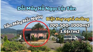 Bán đất 1000 m2  khu ĐỒI MÂY HỒ NGỌC  xã LỘC TÂN giá chỉ 1,6tr/m2