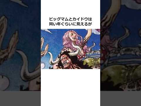 ビッグマムに関する雑学【ワンピース】#shorts #onepiece #雑学