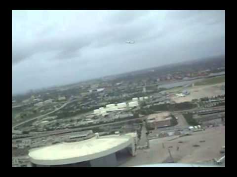 Miami International Airport takeoff