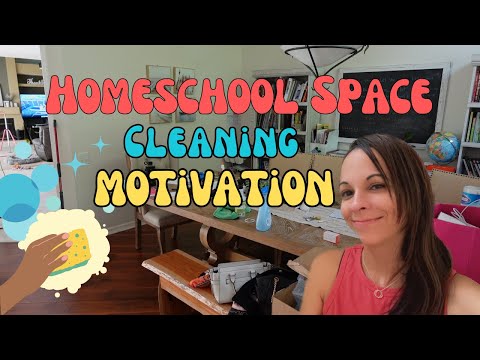 Homeschool Room Cleaning Motivation || Cleaning Your Homeschool And Formal Living Rooms