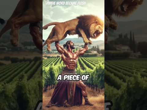 From Roaring🦁Lion to Sweet Honey🍯: Samson’s Untold Story💯🔥 #samson#lion#honey#bees#Almightygod#jesus