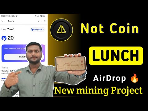 Not Coin Lunch New mining Project | Coub Coin Lunch | Coub Coin  | Yusuf Guide