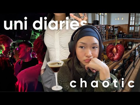 a REAL uni vlog 🍒🍸 | business socials, clothing haul, going out playlist, final year dissertation