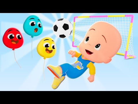 Football with Cuquin and Ghost | Toddlers Learning | Cleo & Cuquin