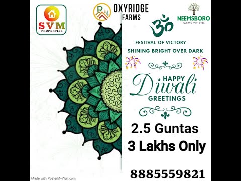 oxyridge farms #diwalioffers #farmlandsforsale #lowbudget #hyderabad #telangana