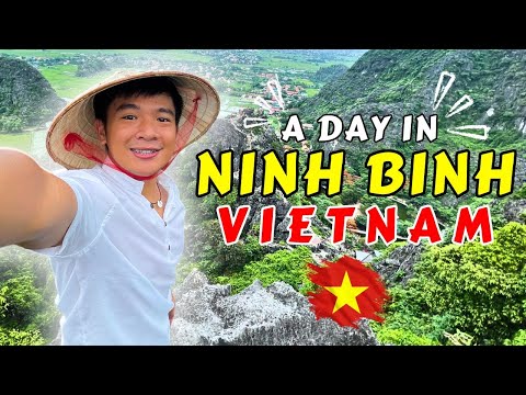 THIS PLACE IS SPECTACULAR! 😍 NINH BINH Vietnam: BOATING, HIKING, and SIGHTSEEING 🇻🇳