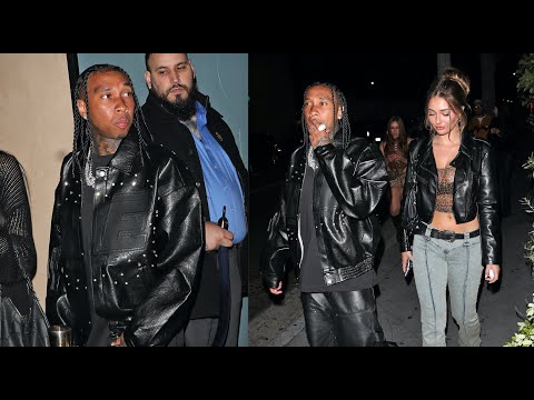 Rapper Tyga Enjoys a Night Out With Friends at the Fleur Room in LA!