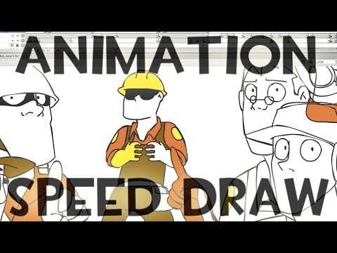 Behind The Scenes of "Don't Touch That TF2 Animation" [Speed Draw]