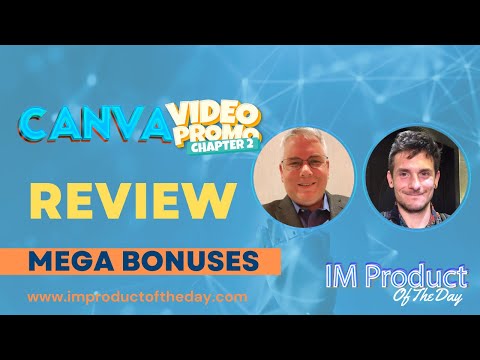 Canva Video Promo V2 PLR Review + Award-Winning Bonuses To Make It Work FASTER (Worth $997)!