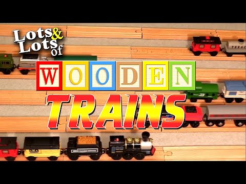 WOODEN TOY TRAINS with Thomas | FULL SHOW | Lots & Lots of trains for kids | Coffey | Trains Galore