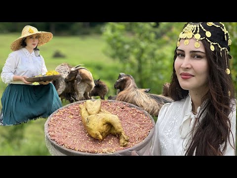 How to cook chicken in meatballs in the village?