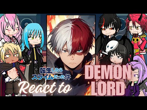 Rimuru Tempest react to shinobu kocho as Demon lord | MHA BNHA | Gacha life 2 | bakugou