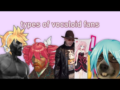 types of vocaloid fans