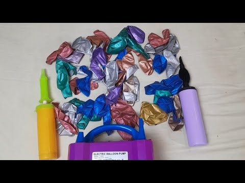 SATISFYING ASMR AIR PUMP WITH BIG BALLOONS