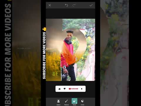 PicsArt Amazing Background Change Editing In Few Seconds 🔥🔥 #shorts #photoediting