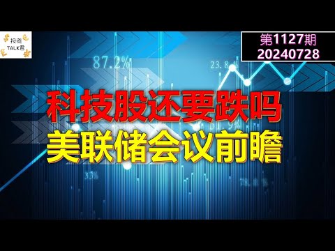 ✨【投资TALK君1127期】科技股还要跌吗？美联储会议前瞻！✨20240727#cpi #nvda #美股 #投资 #英伟达 #ai #特斯拉