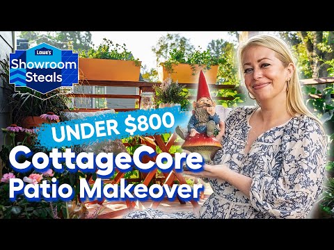 A Cottagecore Patio Makeover For Under $800 | Showroom Steals Episode 10