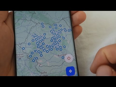 How to Save locations to a List (Google Maps, Android, Blue dots)