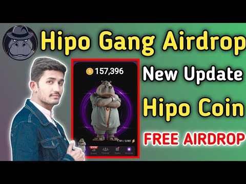 Hipo Gang Airdrop Mining App | Hipo Gang Coin New Update | Hipo Gang Claim Airdrop Crypto 2024