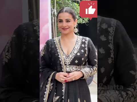 Bhool Bhulaiyaa 3 ka parmition karte  black outfit me dikha vidya balan ka khoobsurat look #shorts