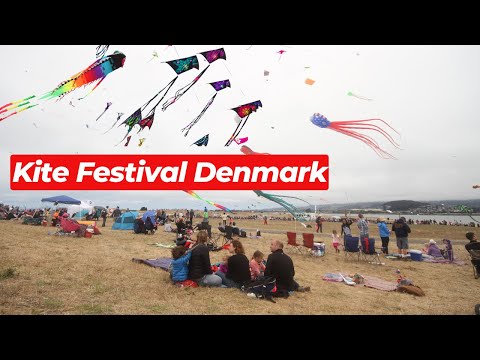 Kite Festival Denmark | Kite fill the sky at Danish island festival | Dragon day 2024