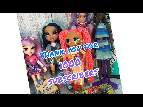 A Thank you Video for my 1k Subscribers and Viewers ❤️❤️ with Mini Brands Series 2 Wave 2