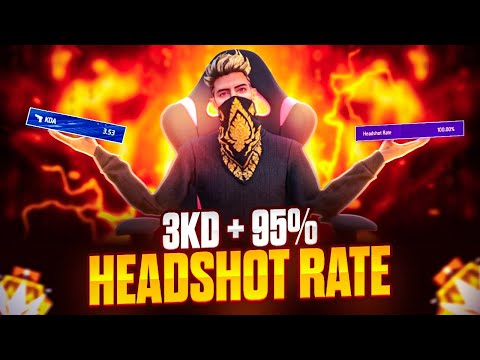 Secret Tricks + Settings For 3KD and 95% Headshot Rate 🚀⛳️ | How to increase KD and Headshot rate ⚠️