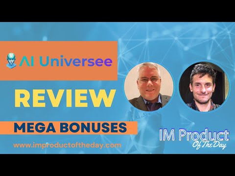 AI Universee Review + Award-Winning Bonuses To Make It Work FASTER (Worth $997)!