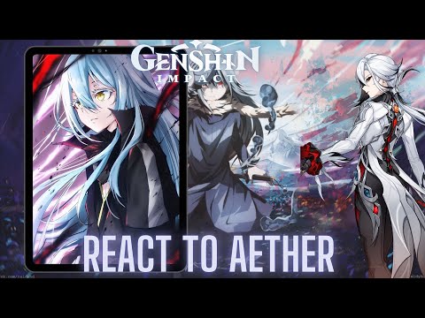 Genshin impact react to Aether as rimuru tempest | time i got reincarnated as a slime | Gacha life 2