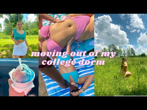 MOVING OUT OF MY COLLEGE DORM & COMING HOME FOR SUMMER