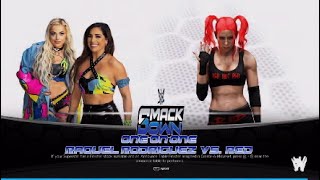 WWE Smackdown| Raquel Rodriguez vs Red WWE2K24