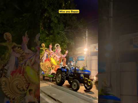 Ganesh Nimajjanam 2024 | Miss You Bappa | Ganesh Shobha Yatra 2024 #trending #viral #shorts #short